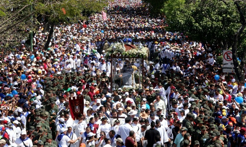 Procesión de la Divina Pastora impulsa turismo y seguridad en Lara